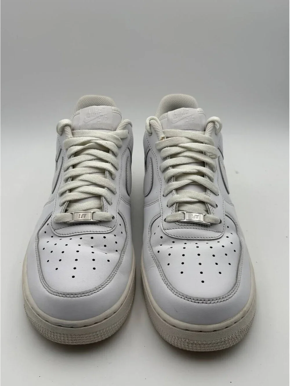 Nike Air Force 1 Low Triple White Leather Sneakers CW2288-111 Men’s 11